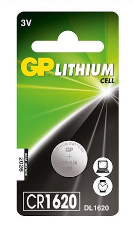 Batéria gombíková 3V CR1620