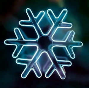 LED snehová vločka 59x53cm  NEON 2 IP44