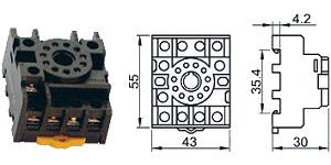 Pätica relé PF11-3A
