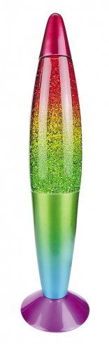 Lávová lampa  Glitter Rainbow 7008