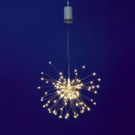 Micro LED dekorácia - ohňostroj,8 režímov, na baterky, s ovládačom