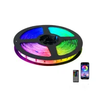RGB LED pásik- SET 5m s diaľkovým ovládaním,APP IP20 KOBI 