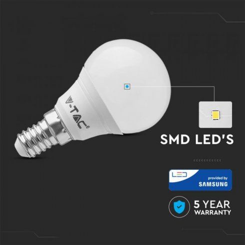 Žiarovka LED E14 PRO 7W, 3000K, 600lm