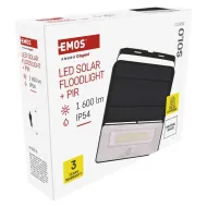 Solárny LED reflektor so senzorom pohybu EMOS SOLO ZG122S 