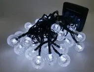 Solárna girlanda 4,5m TRIXLINE TR375S 30ks 2,5cm LED guličiek