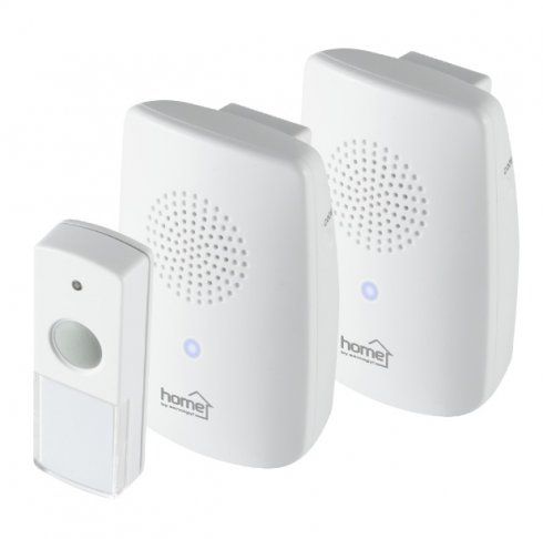 Set bezdrôtového zvončeka, 2 zvončeky, 1 tlačidlo, 100 m, štipec na opasok DBS 1001DC