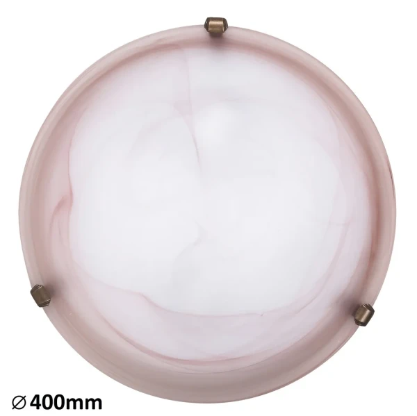 Svietidlo stropné 2x60 RABALUX 3353 alabaster tabak