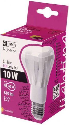 Žiarovka LED X-Line E27 R63 10W (teplá biela)