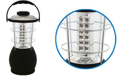 Baterka kempingová nabíjacia LED CL36L s dynamom