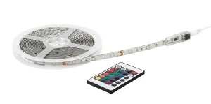 RGB LED pásik- 5m SET s diaľkovým ovládaním IP44 Rabalux 79022