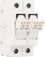 Poistkový odpínač 2polový 10x38 1000V DC EKF1