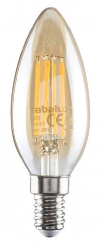 Žiarovka LED Filament E14 4W 2700K