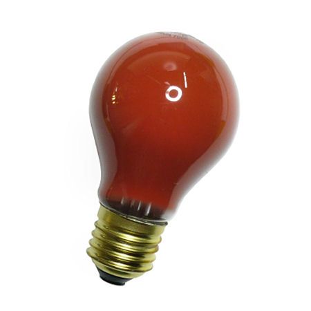 Žiarovka farebná E27 11W- červená