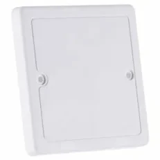 Viečko panelovej krabice 4FF 16974 80x80mm biele