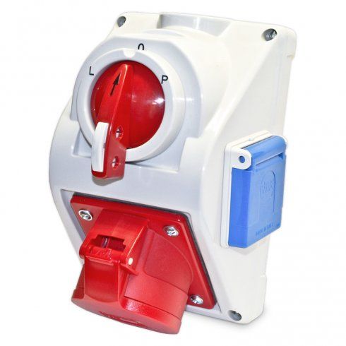 Priemyselná zásuvka s vypínačom CEE PZN 324/230 32A/4