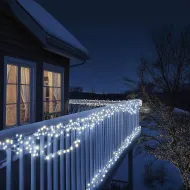 PROFI LED reťaz spojovateľná 100 led 10m KSIW100 WH biely kábel studená biela