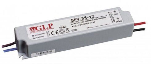 LED trafo 35W 12V DC IP67