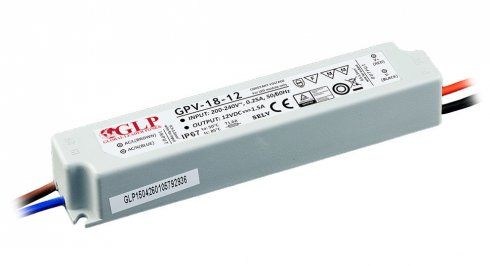 LED trafo 20W 12V DC IP67