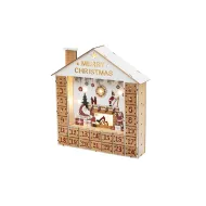 Adventný kalendár so zásuvkami LED KLW24