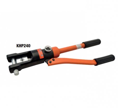 Ručný hydraulický lis KHP240 na káblové oká 16-240mm2, s čeľustami