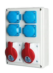 Rozvodnica R-BOX SLIM (1x16/4, 1x32/4, 4x250, 4S) bez rúčky B.SLIM-14BR