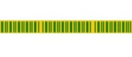 Štítok -zeleno - žltý pás