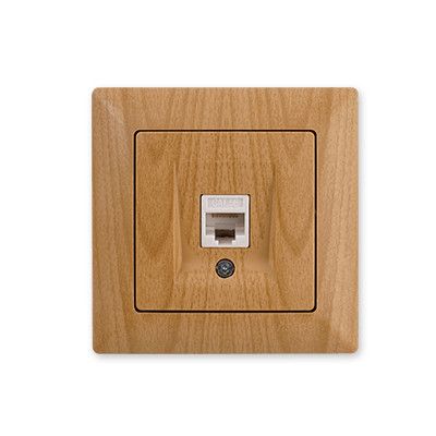 Dátová zásuvka VISAGE AMAZON Javor 1x RJ45 Cat5e