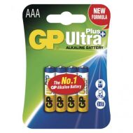 Alkalická batéria GP Ultra Plus LR03 (AAA) - balenie 4ks