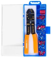 Kliešte univerzálne Strend Pro AWS 302+sada  100ks koncoviek