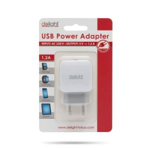 USB adaptér Delight 5V 1,2A