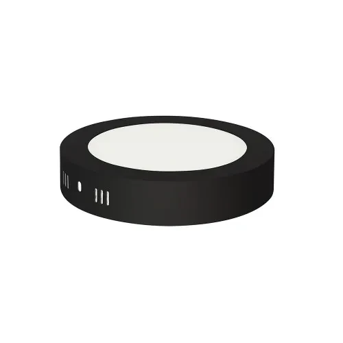 Prisadené LED svietidlo CAROLINE 12W 6400K čierne 840lm