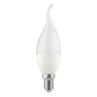 Žiarovka LED E14 6,5W sviečka plameň (denná biela)