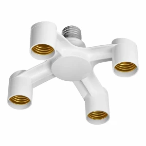 Adaptér žiaroviek E27/4xE27 