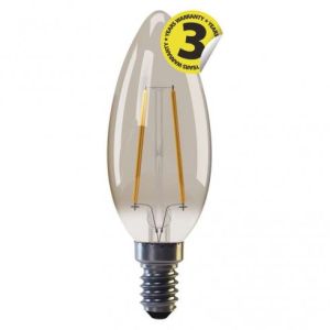 LED žiarovka Vintage candle 2W E14 teplá biela
