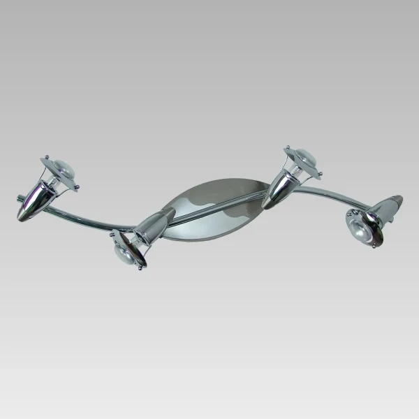 Svietidlo ZEUS 12028  NICKEL SATIN/CHROME 4xE14/R50/40W