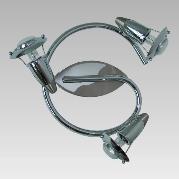 Svietidlo ZEUS 12027  NICKEL SATIN/CHROME 3xE14/R50/40W