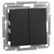 Vypínač ASFORA č.5B (6+6) antracit EPH0600171