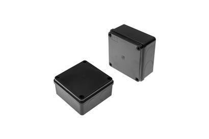 Plastová krabica čierna S-Box 116C 100x100