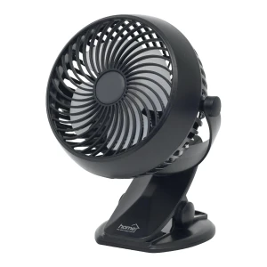  Štipcový akumulátorový ventilátor CLF 10/BK čierny