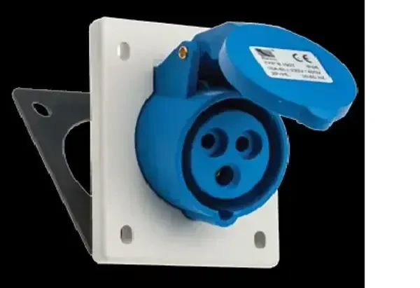 Zásuvka panelová 3 pólova 16A modrá B.1927 
