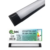 LED svietidlo linearne 36W 120cm 4000K 2800lm IP20 čierne