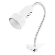 Lampa na štipci BKZ-P-M BL  biela 1xE14