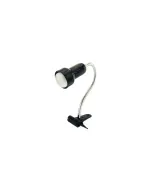 Lampa na štipci BKZ-P-M CN čierna 1xE14