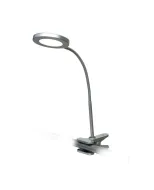 LED lampa na štipci ANITA KLIP 1008 SD strieborná 6W