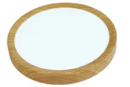 Svietidlo LED kruh 18W CCT  svetlé drevo