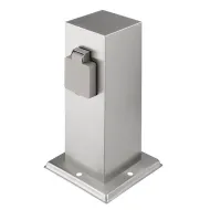 Záhradný stĺpik IP44 nerez oceľ 2-zásuvky PG11