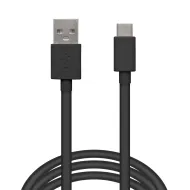 Prepojovací kábel USB-C 2m čierny silikónový