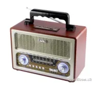 Retro prenosné rádio+multimediálny prehrávač RRT 3B