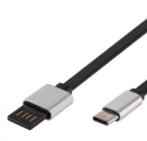 USB-C nabíjací kábel, plochý, 2m USBF C2