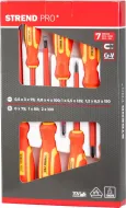Skrutkovače s izolovanou rukoväťou Strend Pro- sada 7ks elektrikárske YF20719